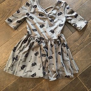 2T Dot Dot Smile ballerina dress - Meow!